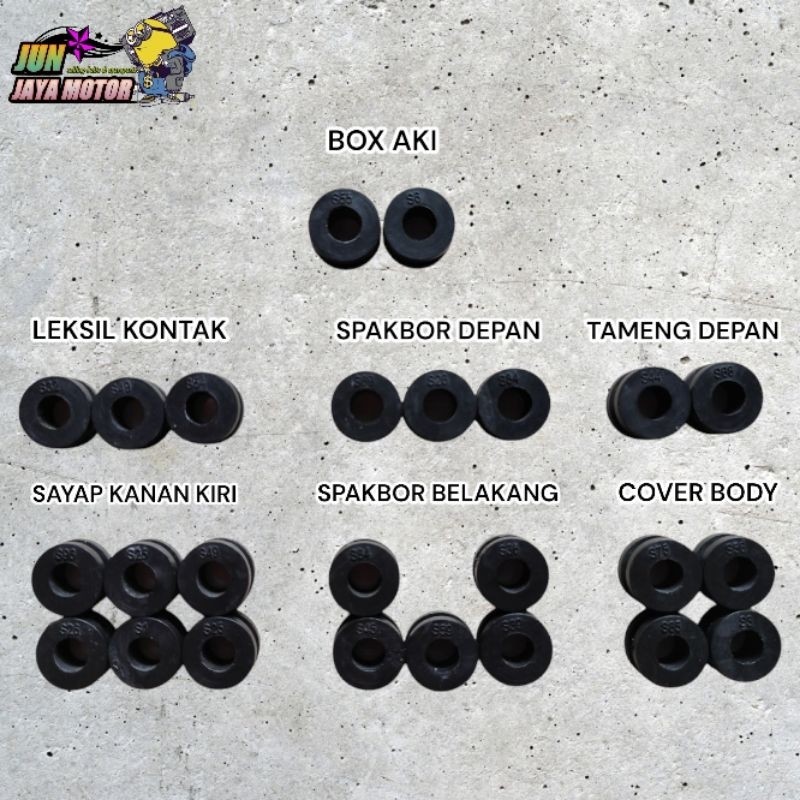 Promo Karet Body Yamaha Fizr Fullset / Karet Bodi Fullset Yamaha F1zr / Karet Full Set Body Bodi Yam