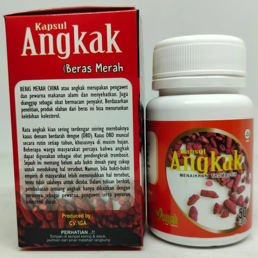 Kapsul Angkak Beras Merah Obat DBD Types / Kapsul Angkak Inayah (11)