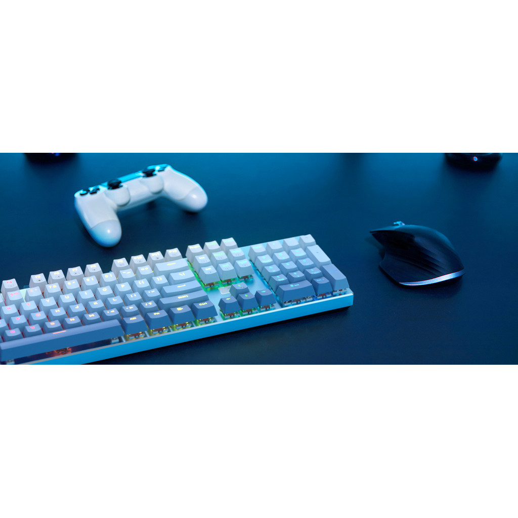 Redragon K556 SE RGB LED Backlit Wired Meanical 104 Keys 3.5mm Sound Absorbing Foams3.5mm Sound Abso