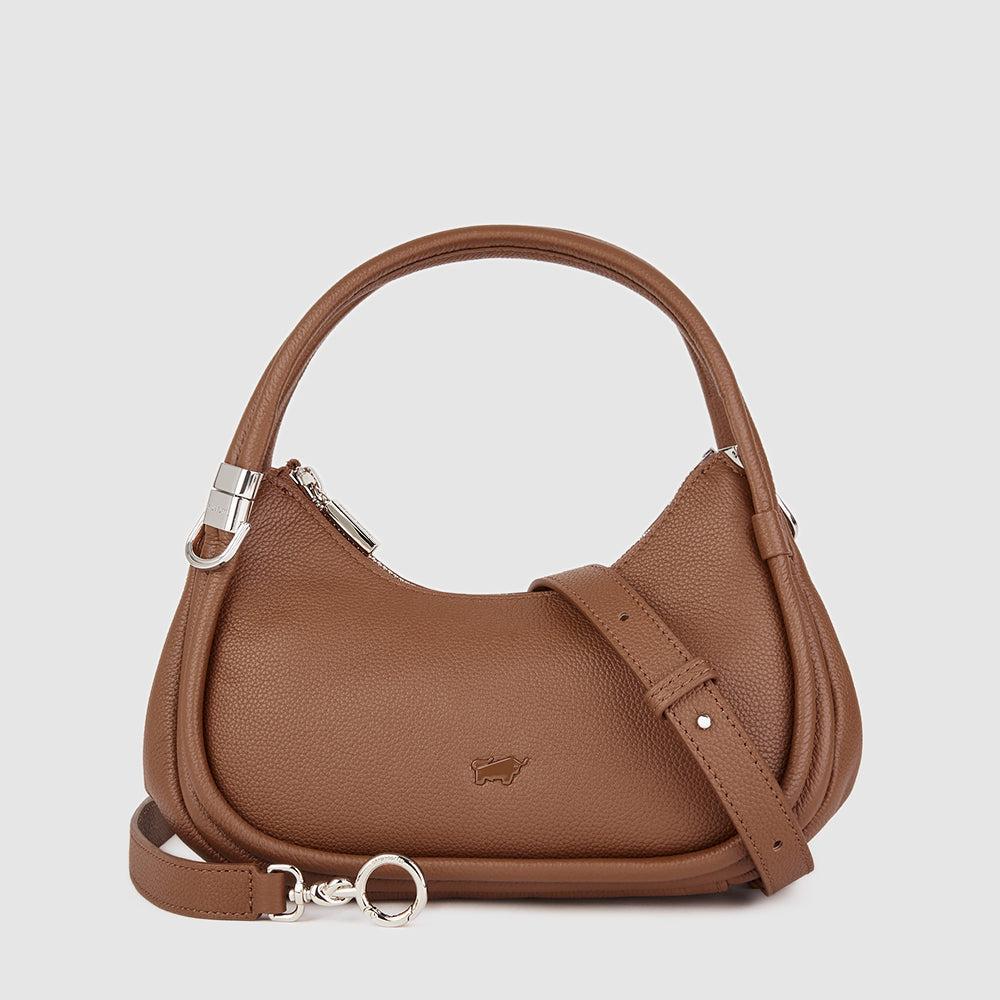 TAS WANITA BRAUN BUFFEL BOW SMALL HOBO BAG