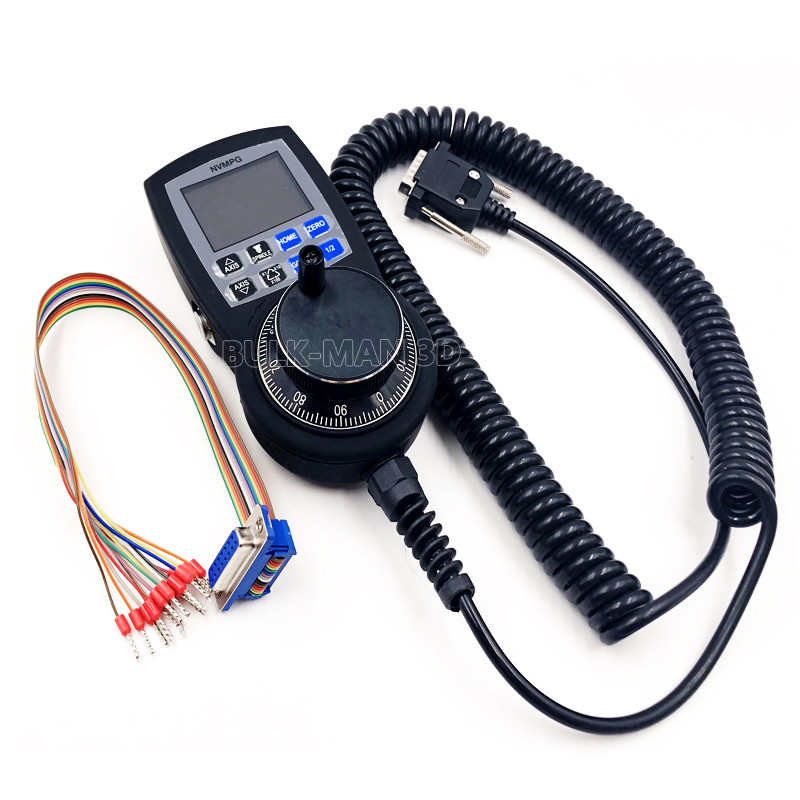 6 Axis NVUM Mach3 Manual Pulse Generator with Coordinates Display Handwheel