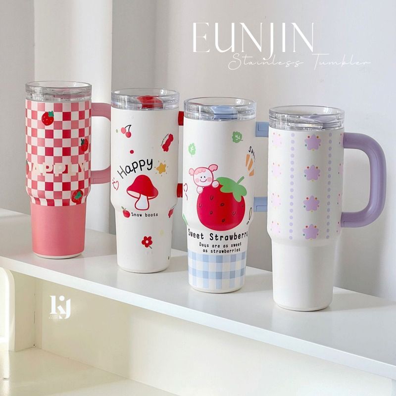 EUNJIN Stainless Tumbler / Tumbler Stainless Tahan Panas Dingin Termos Portable Botol MInum