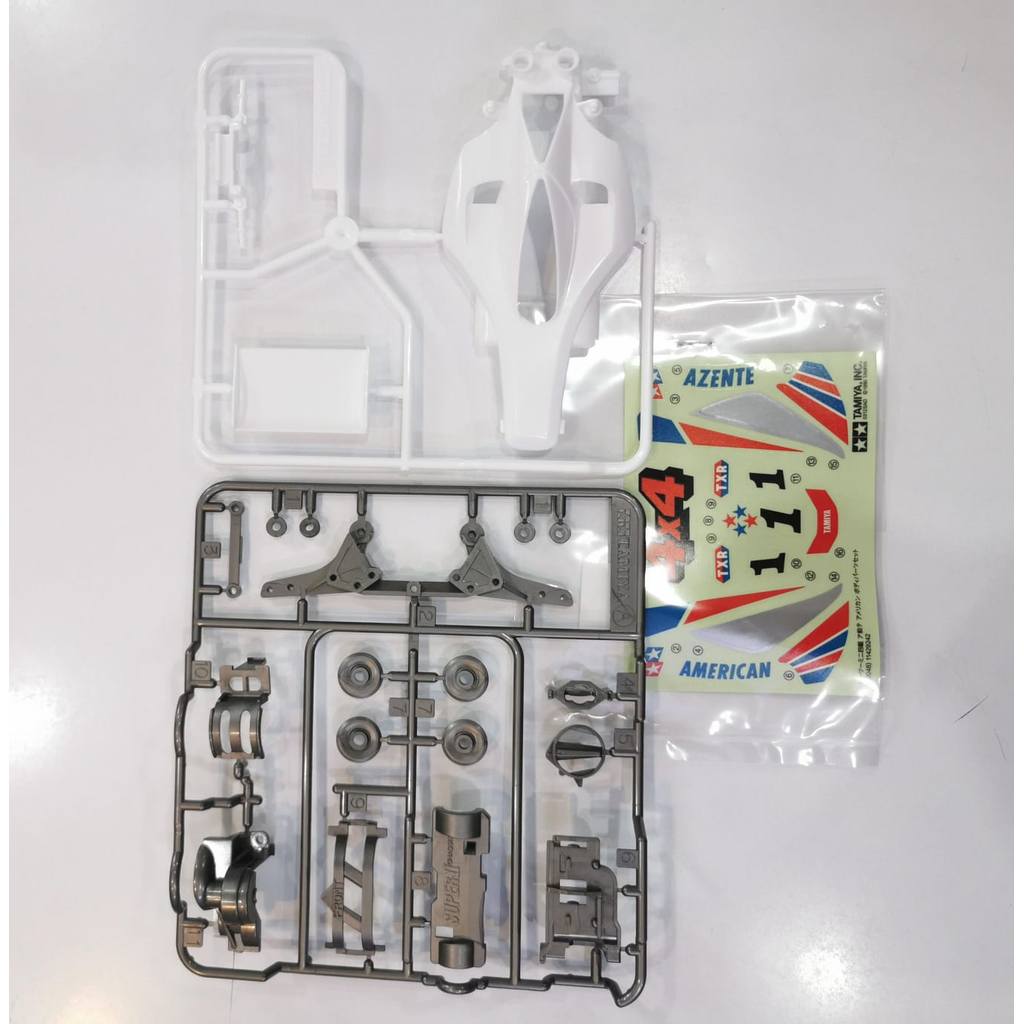 Tamiya Body Decal Azente + Gearbox Grey