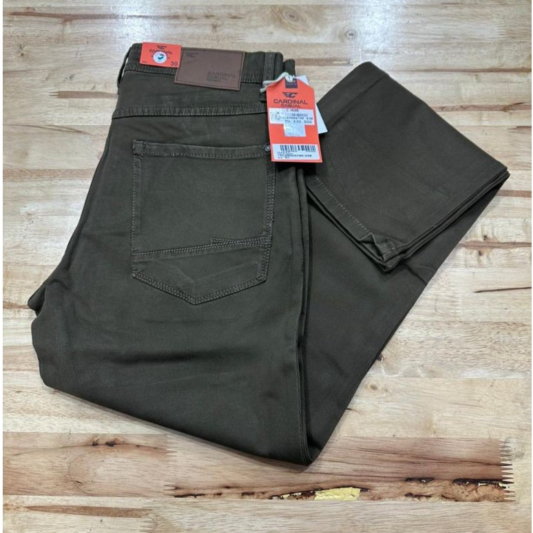 [CARDINAL ORIGINAL 100%] Celana Canvas Panjang Pria Cardinal Original /Reguler Nyaman