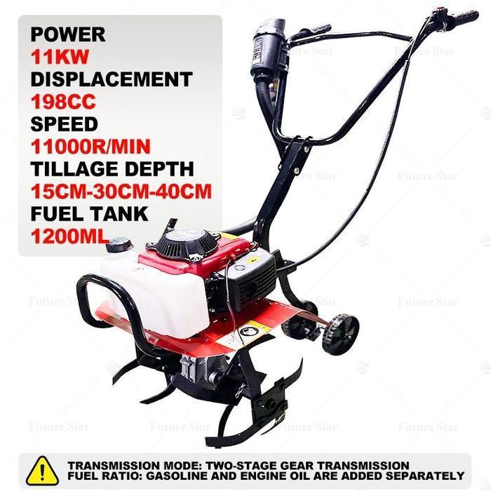 Mesin Traktor Mini Cultivator YAMAHA Bajak Lahan Sawah Basah Kering Mesin Tiller Firman Cultivator M