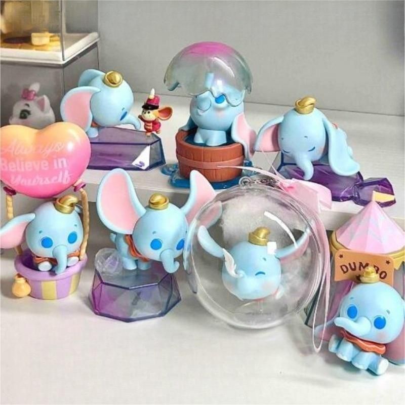 MINISO sney Dumbo Day Dream Series Blind Box Elephant Surprise Dumbo Surprise Toy Desktop Decor Birt