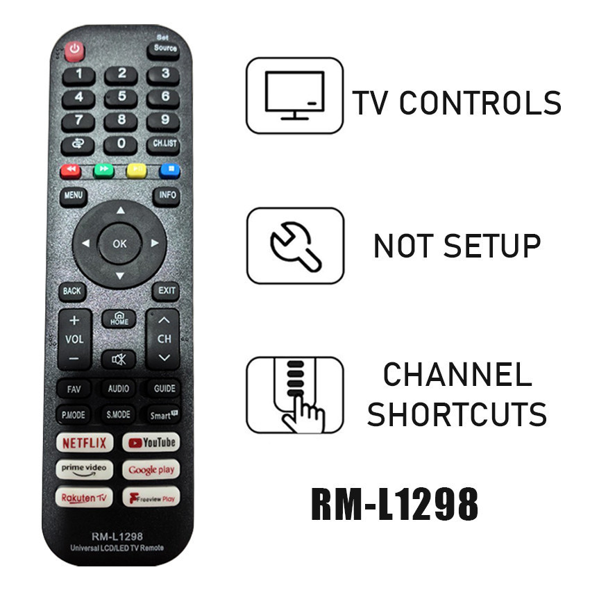 Remote Pengganti Untuk Remote Multi Universal Smart Tv Android / Universal LED Smart Tv Alat Bantu P