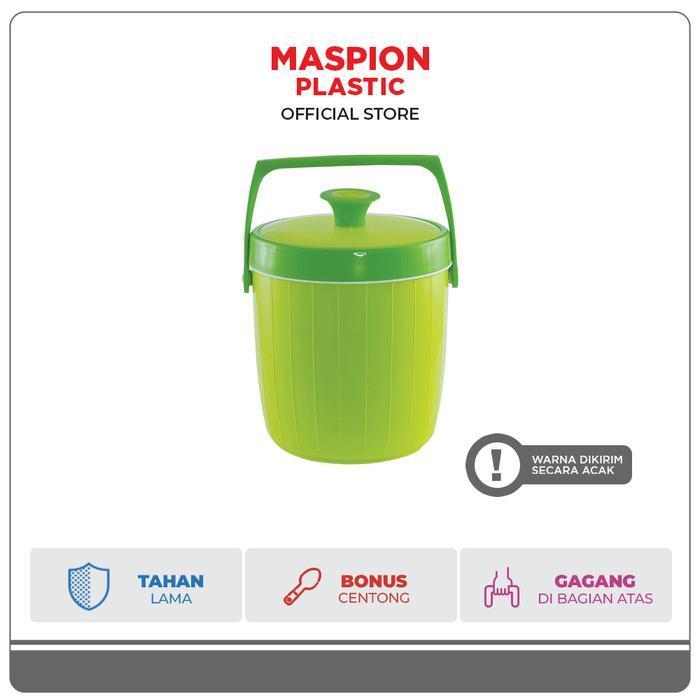 Termos Es/Nasi (Panas/Dingin) - Rice/Ice Bucket USA MASPION PLASTIC 6 Liter Jualan UMKM Awet Tahan L