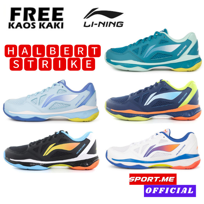 LINING HALBERT STRIKE AYTV021 Badminton Shoes - Sepatu Badminton Original LINING
