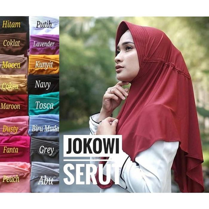 Jibab Serut /jibab Instan /kerudung/jibab muslim jibab import - Maroon