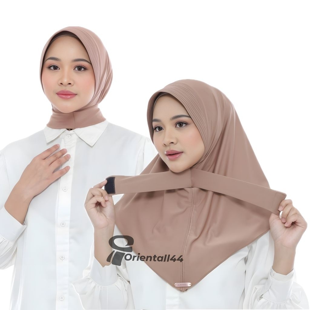 Hijab Bergo Instan Inner Winter Pet Jersey / Jilbab Winter Inner Pad Bergo Jersey