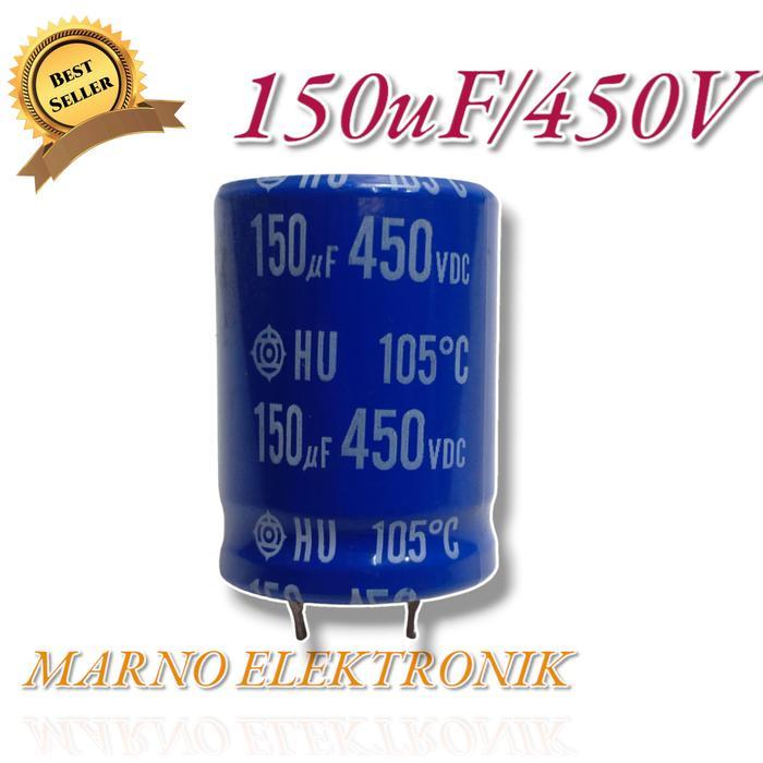 ELCO CAPASITOR 150UF 450V 150 UF 450 V 150 MIKRO MICRO KAPASITOR VOLT