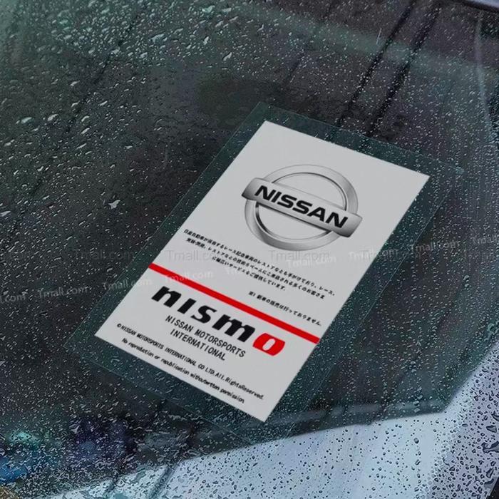 [Promo] Stiker Kaca Depan Mobil Statis Anti Air / Stiker Mobil Gaya Retro/PVC - nissa*