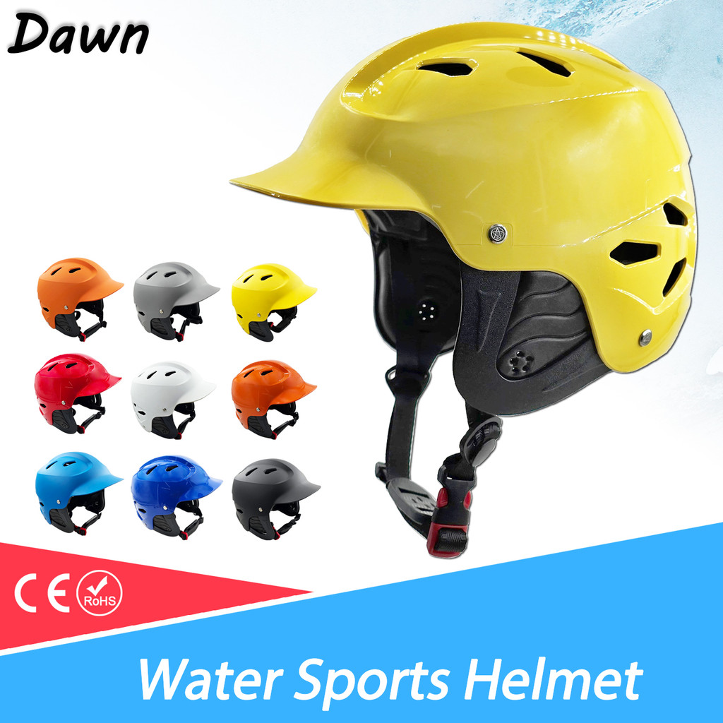 Water Rescue Helmet Skiing Sport Cycling Adjustable Water Surfing Drifting Rescue with Ear Protectio