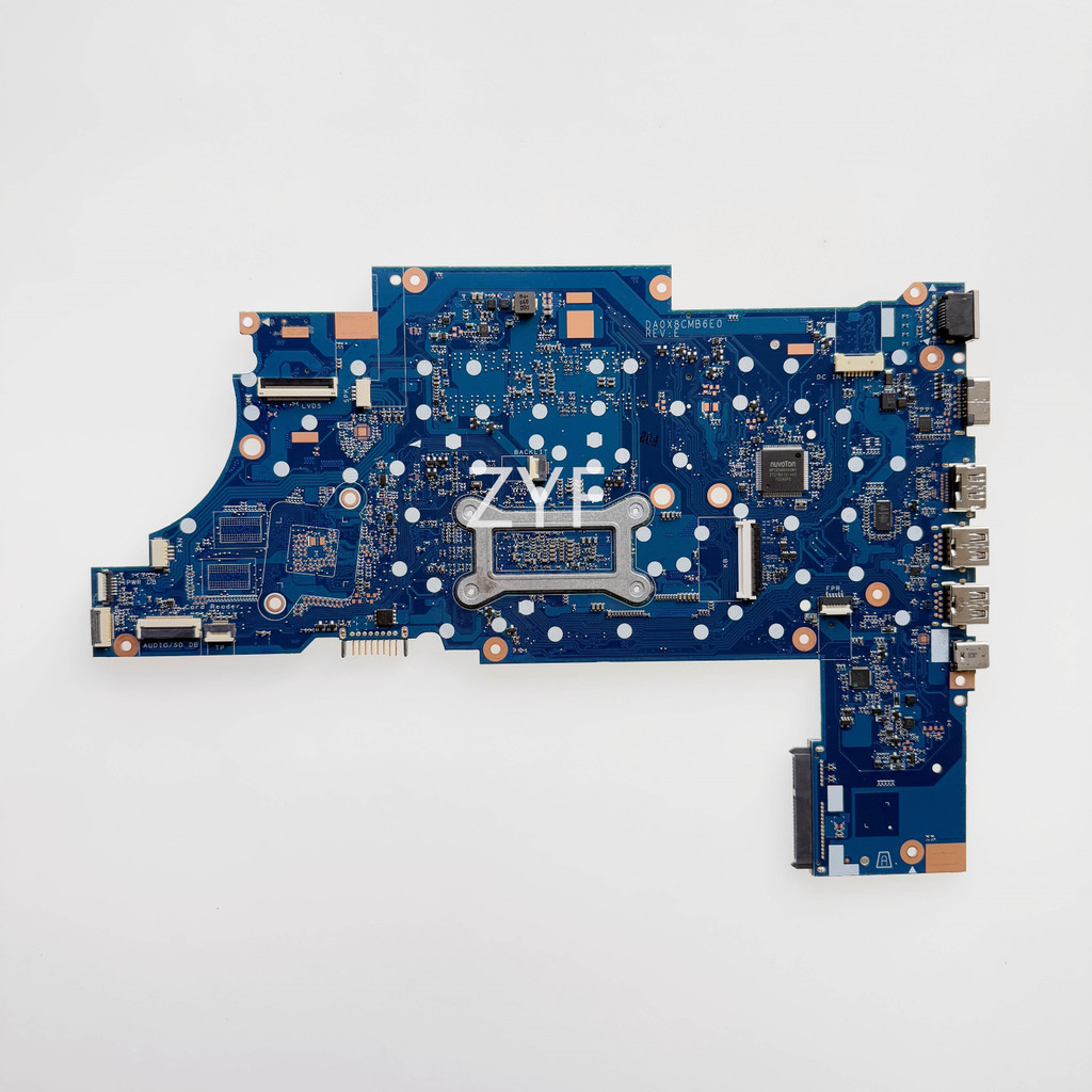 DA0X8CMB6E0 For HP ProBook 450 G5 470 G5 Laptop Motherboard With Core i3 i5-7200U i5-8250U i7-8550U 