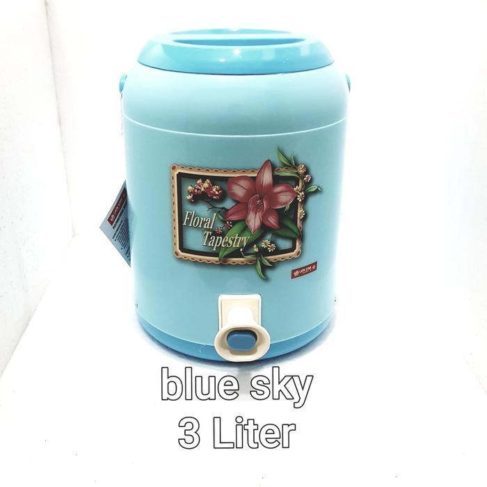 blue sky 3 liter/ drink jar/ dispenser minuman Lion Star
