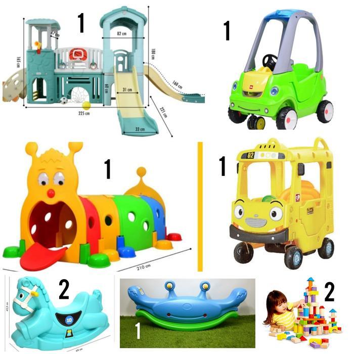 Pesanan Bapak Abdul Mufid Solo Mainan Kuda Kudaan Terowongan Anak Dll