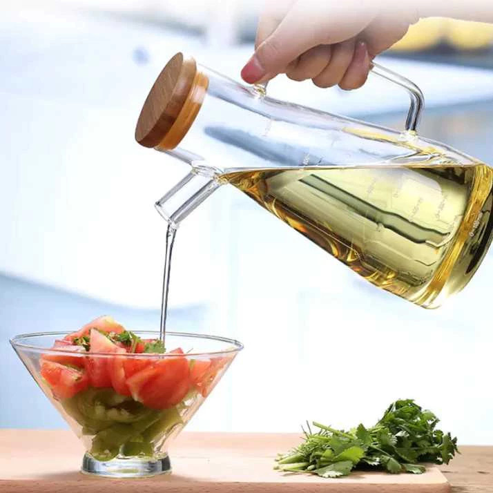 Juice Pitcher Oil Pitcher Botol minyak Goreng Kaca Aesthetic Tempat Minyak 1 Liter 1800 ml