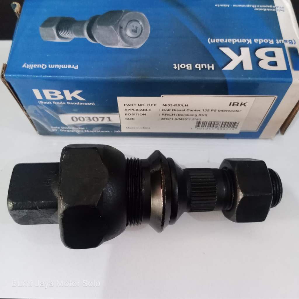 BAUT RODA BELAKANG LH (KIRI) PS TURBO PART NO. MI03 RR/LH MERK IBK
