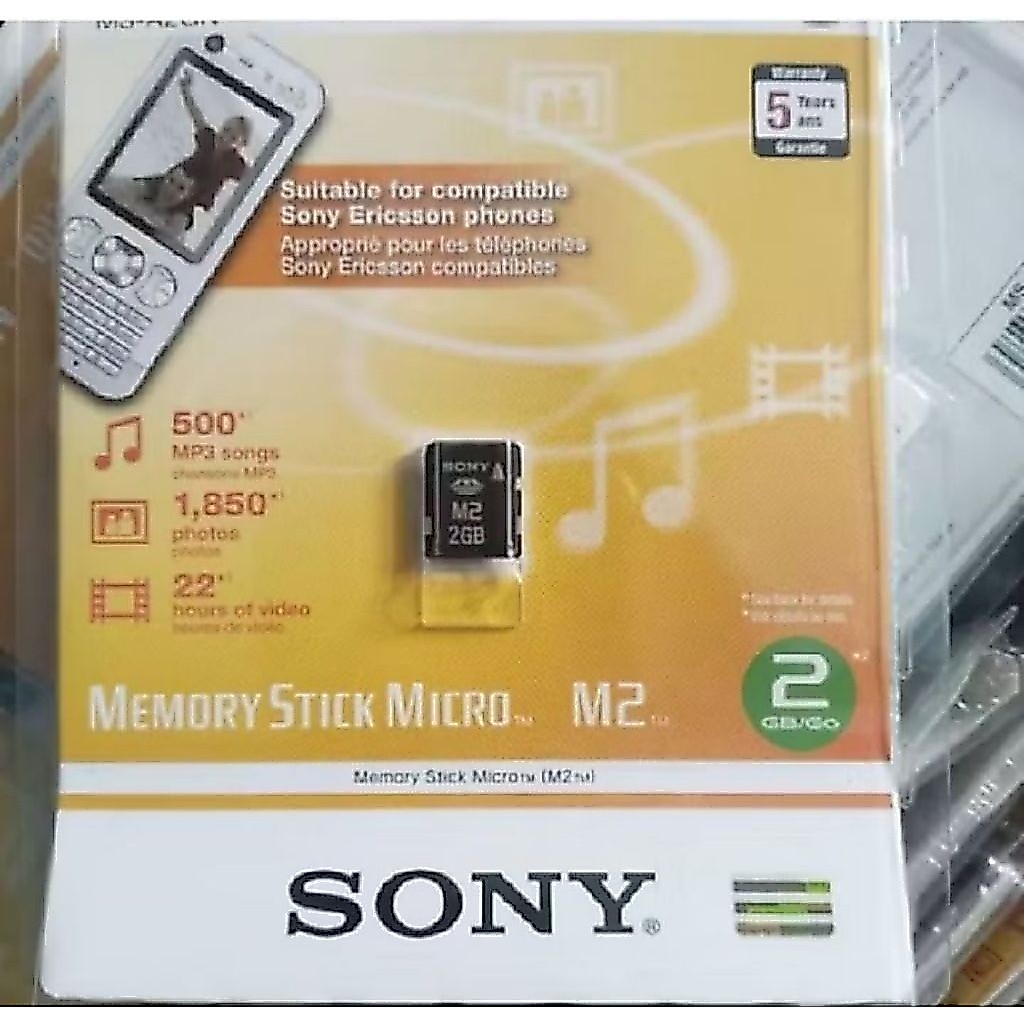 Memory Stick Micro M2 Sony 2GB - Original Jadul untuk HP Sony Ericsson