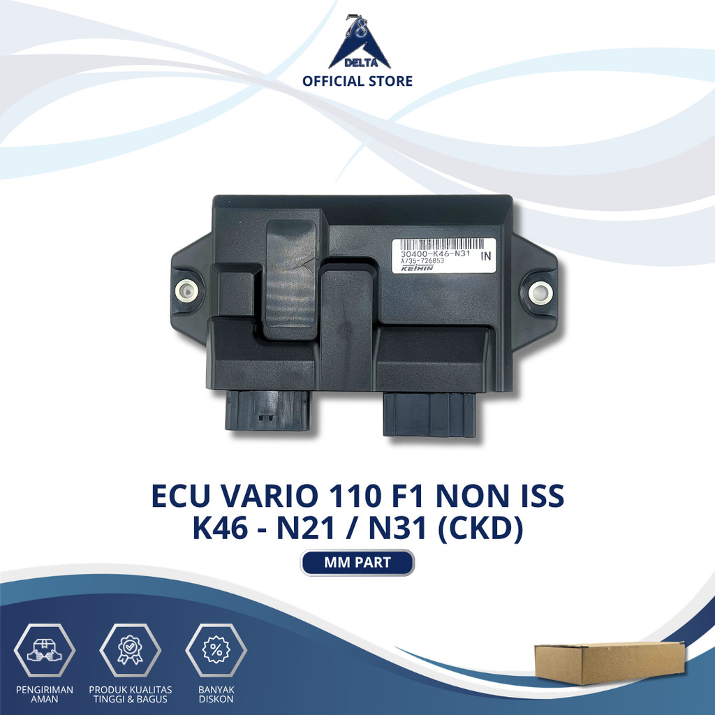 ECU VARIO 110 F1 NON ISS 30400-K46-N21/N31 CKD - ECU ECM VARIO 110 FI ESP NON ISS 2015 – 2019 (30400