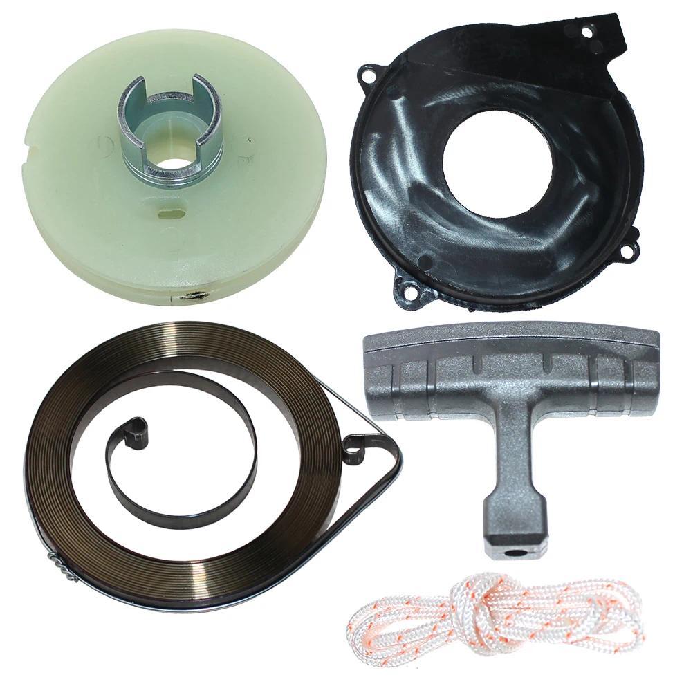 Starter Pulley & Spring,Cord For Husqvarna 61,66162,268,181,281,281XP,288,288XP,Jonsered 625,630,670