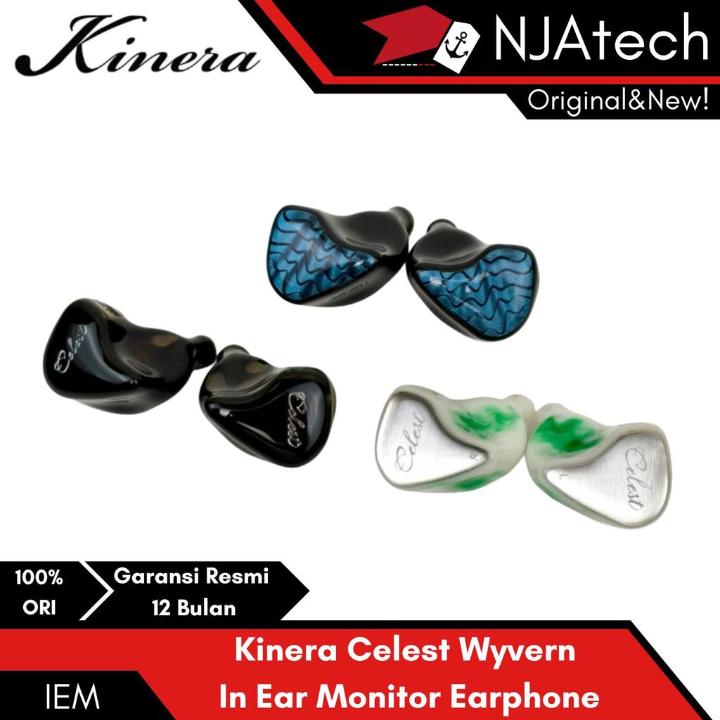 Kinera Celest Wyvern Black / Wyvern White / Wyvern Blue 10mm LCP Dynamic Driver IEM Earphone Headset