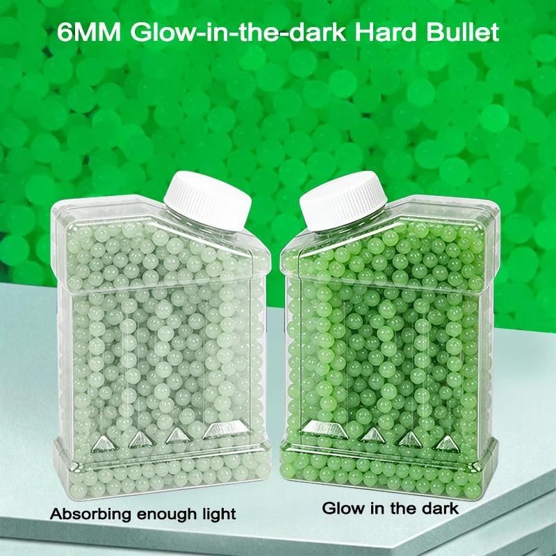 D3-Luminous Fluorescent 6mm 0.12g Hard Round BB Balls Outdoor Shooting Game Accessories