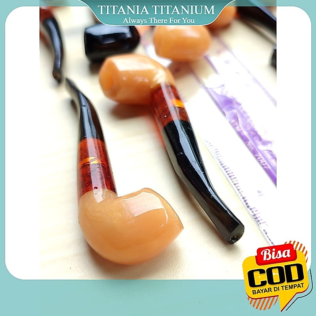 TITANIA BISA COD. Pipa Cangklong Ginseng Popeye - Cangklong dengan Filter Ginseng bentuk Pipa Coangk