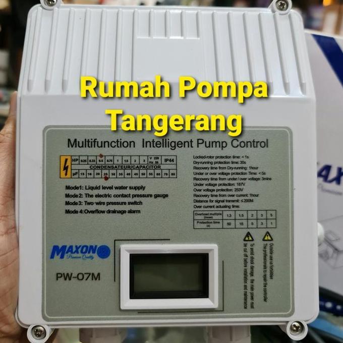 CONTROL BOX WLC MAXON POMPA SATELIT UNTUK 2HP 1PHASE HARGA KHUSUS