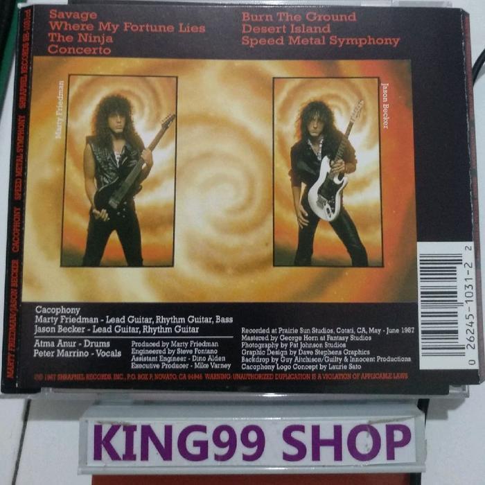 CD CACOPHONY - SPEED METAL SYMPHONY. WHITE LION trixter bon jovi journey crazy lixx badlands firehou