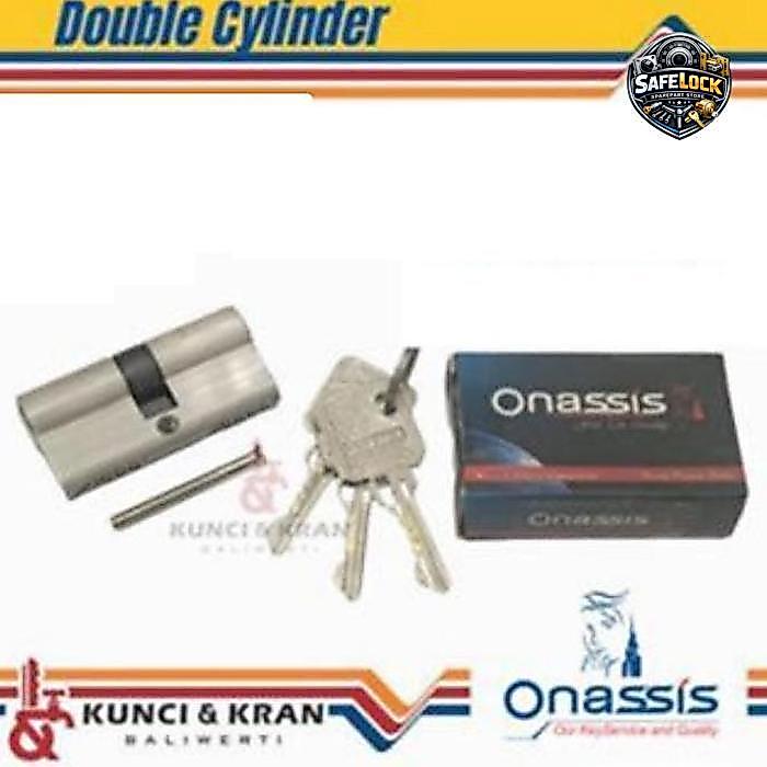 Silinder Onassis DC 65 mm DPL Double Cylinder Silinder Kunci Rumah
