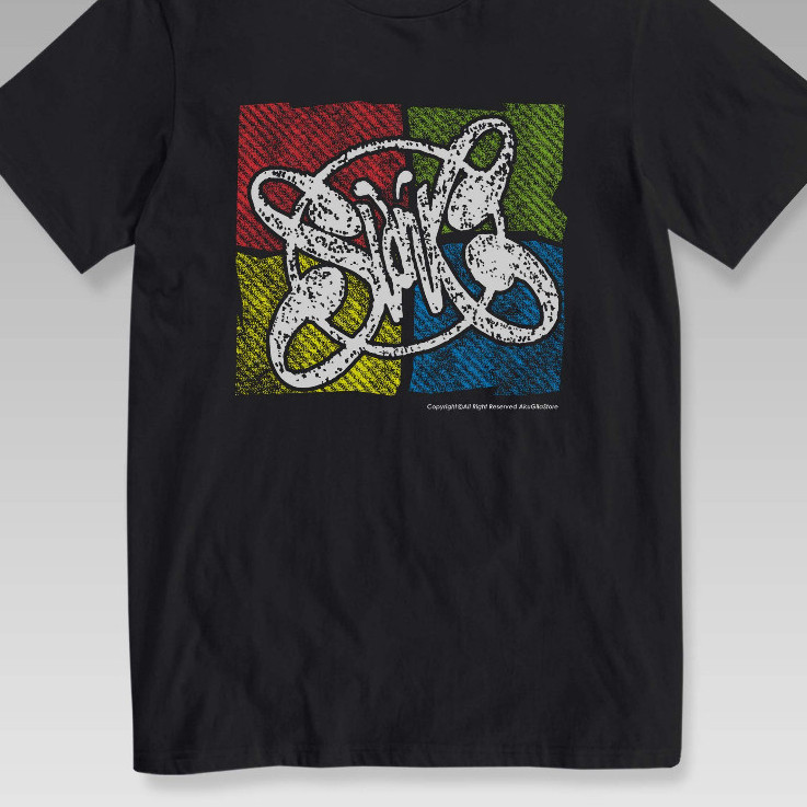 Kaos Slank - - Kaos Music - Kaos Band - Distro Slank - SLANK LOGO