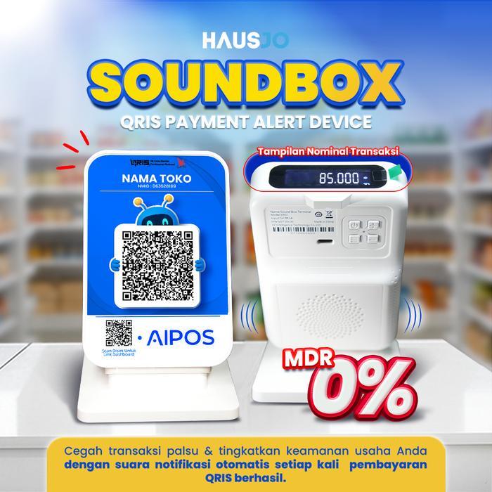Soundbox Alat Bunyi QRIS HausJo - Transaksi Aman & Jelas Terdengar - PO - SoundBox