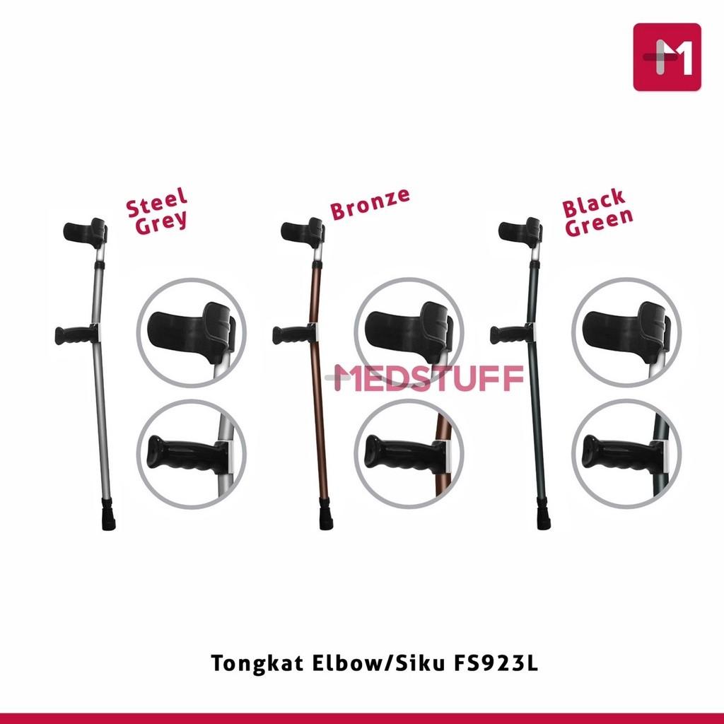 Tongkat Siku Onemed Tongkat Elbow Tongkat Onemed Satu Kaki Siku Alat Bantu Jalan