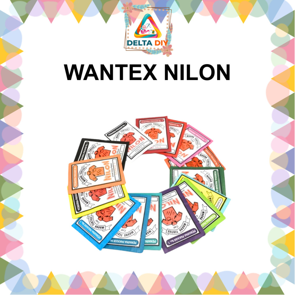 Wantex Cap NILON | Wantex Pewarna Pakaian | Wantex Pewarna Textile | Wantex Pewarna Kain | Pewarna B