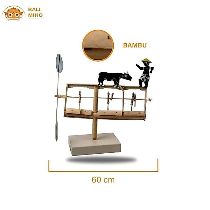 Olaimarket- Kincir Angin Bambu / Lonceng Bambu / Baling - Baling Bambu Bali- Pindekan