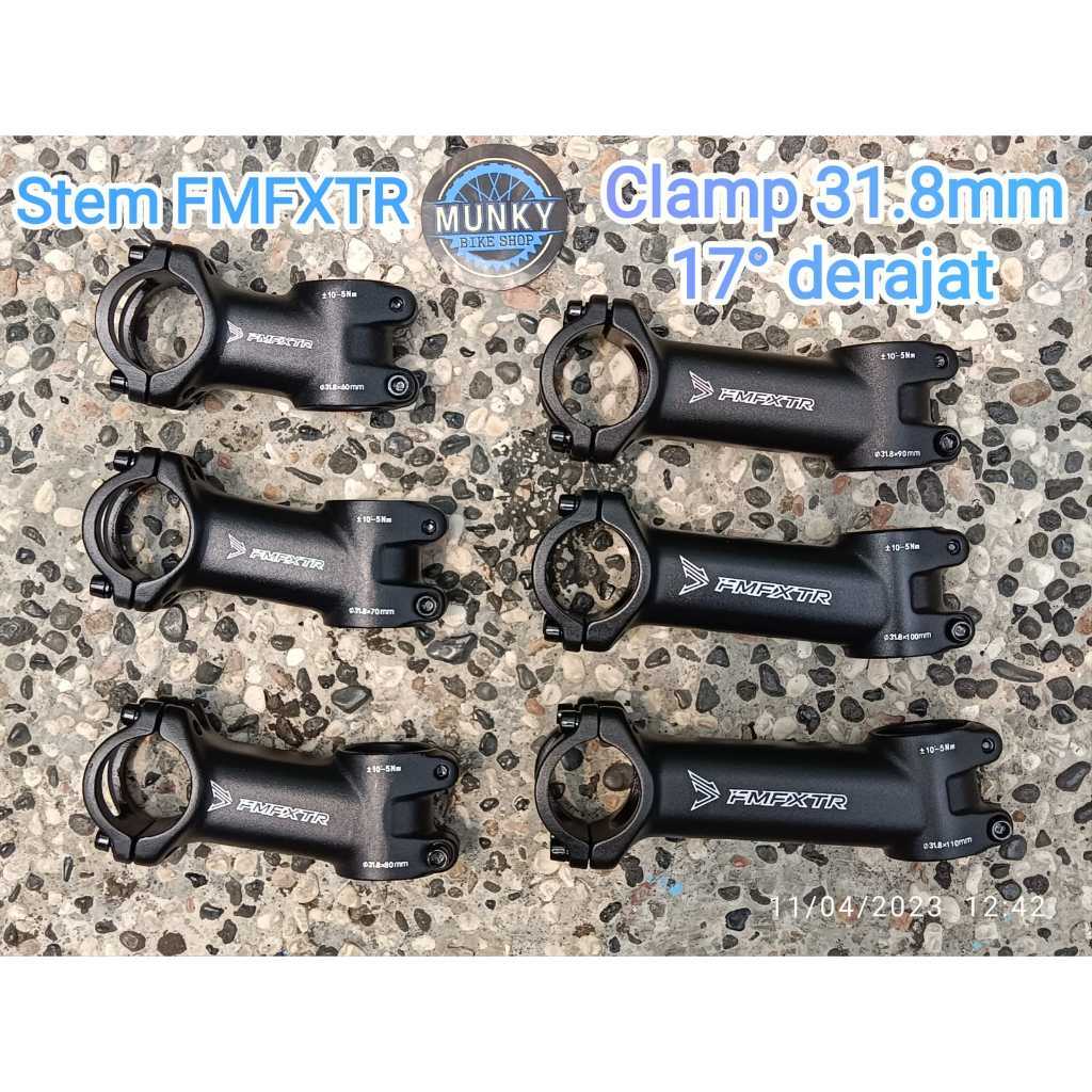 Foto FMFXTR Stem Sepeda Nunduk 17 derajat Panjang 60 70 80 90 100 110 mm clamp 31.8 oversize 17