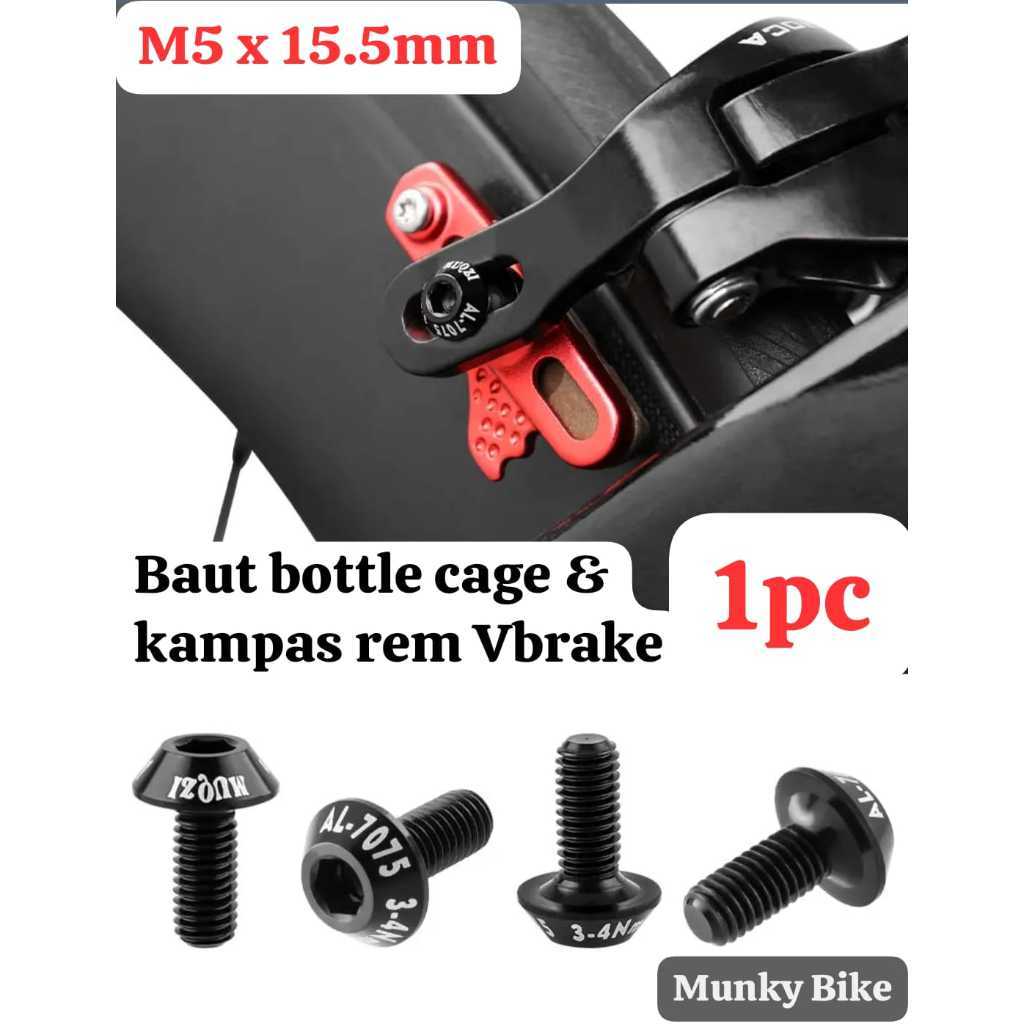 Foto Muqzi Baut Payung Bolt M5 x 15mm V Brake Bottle Cage Sepeda RB Seli
