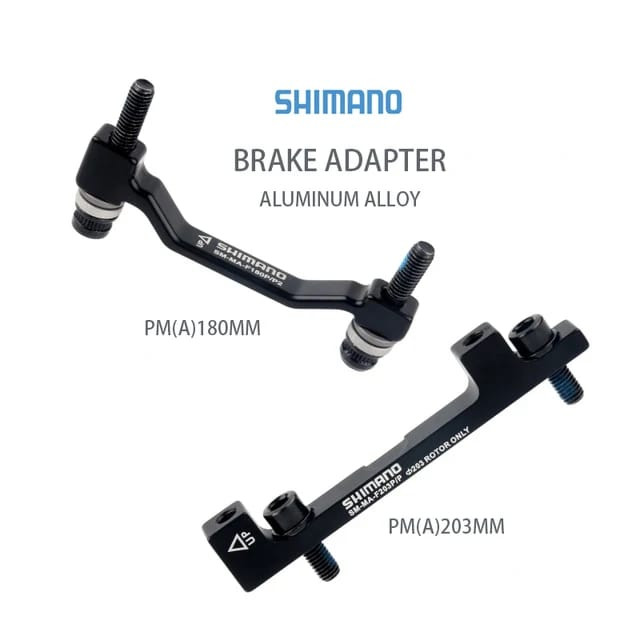 Foto Adaptor Brake Rem rotor Shimano 7 8 inch 180mm 203mm disk brake mount adapter kaliper Postmount PM