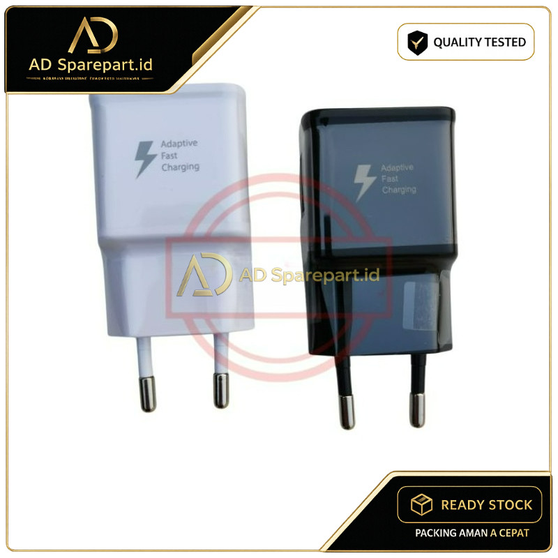 Travel Adapter Kepala Charger Samsung S8 / S9 / S10 Plus / Note 9 Fast Charging Power Adapter // AD 