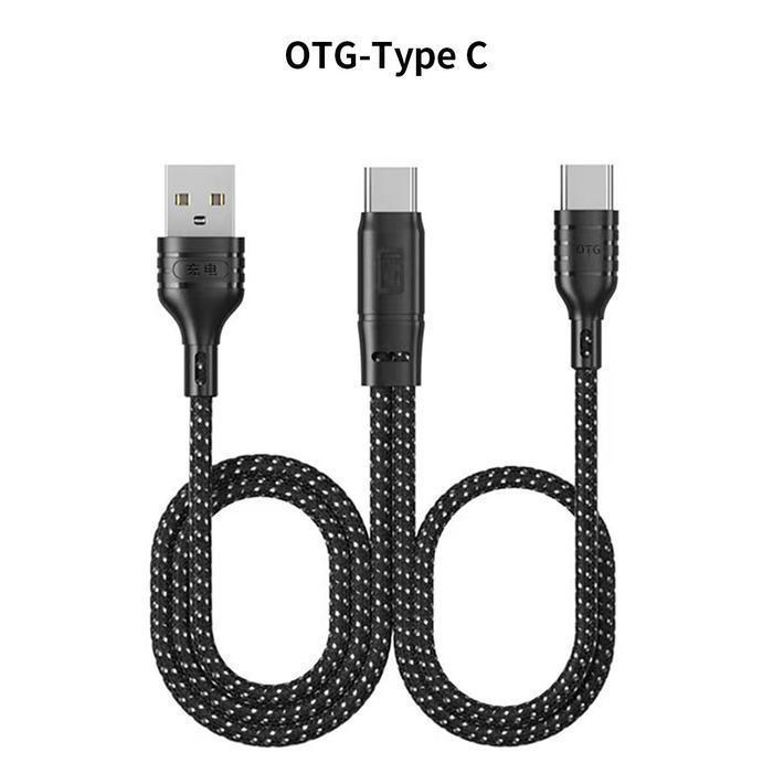 Siborie OTG Kabel Konversi / Kabel Langsung sound card for lightning android type C - OTG-Type-c