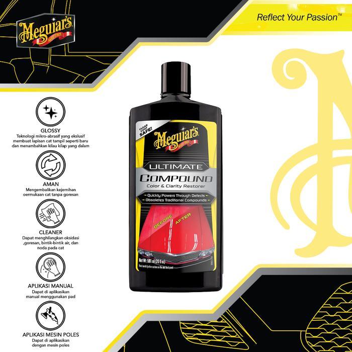 Meguiar's G17216 Ultimate Compound 450ml Penghilang Baret Swirl Oksidasi Goresan Noda Jamur Water sp