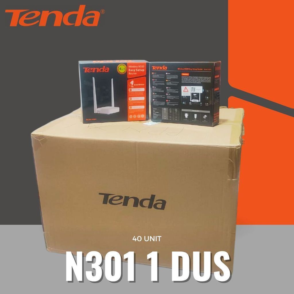 1 DUS TENDA N301 WIRELESS ROUTER