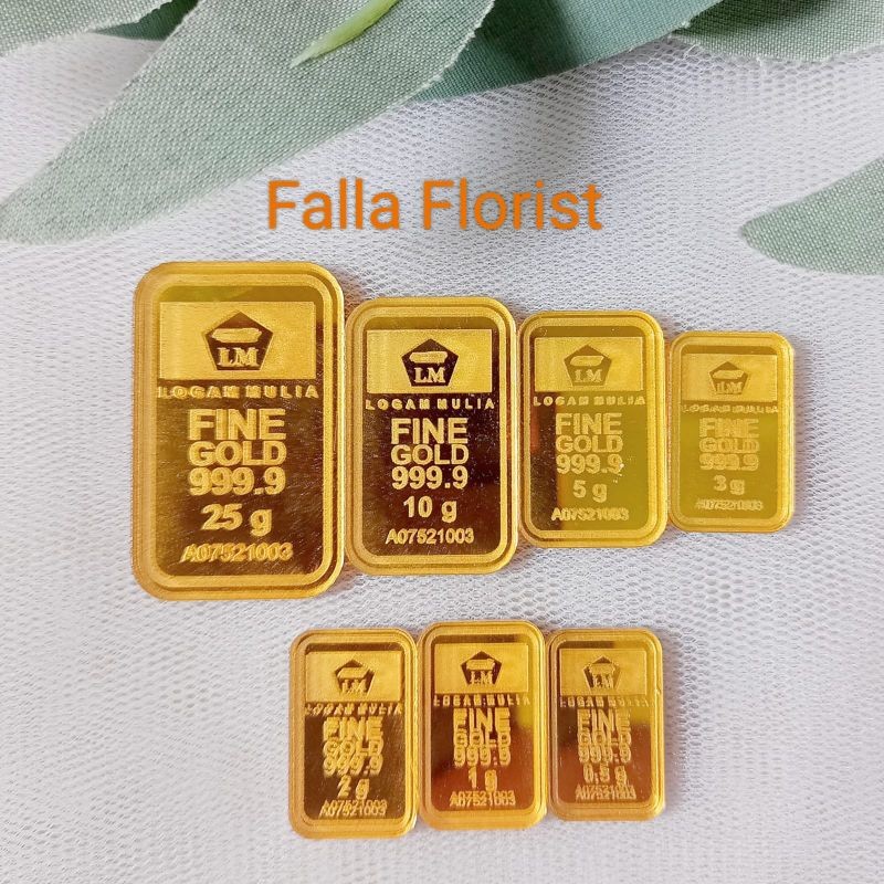 (READY STOK) Replika LM Emas batangan bahan akrilik hiasan mahar hantaran seserahan pernikahan (TERL