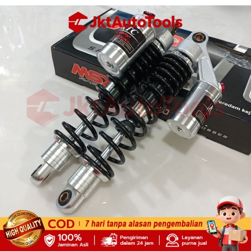 SHOCK KTC 340MM RX KING SUPRA KHARISMA REVO BLADE VERZA SEPASANG WARNA HITAM