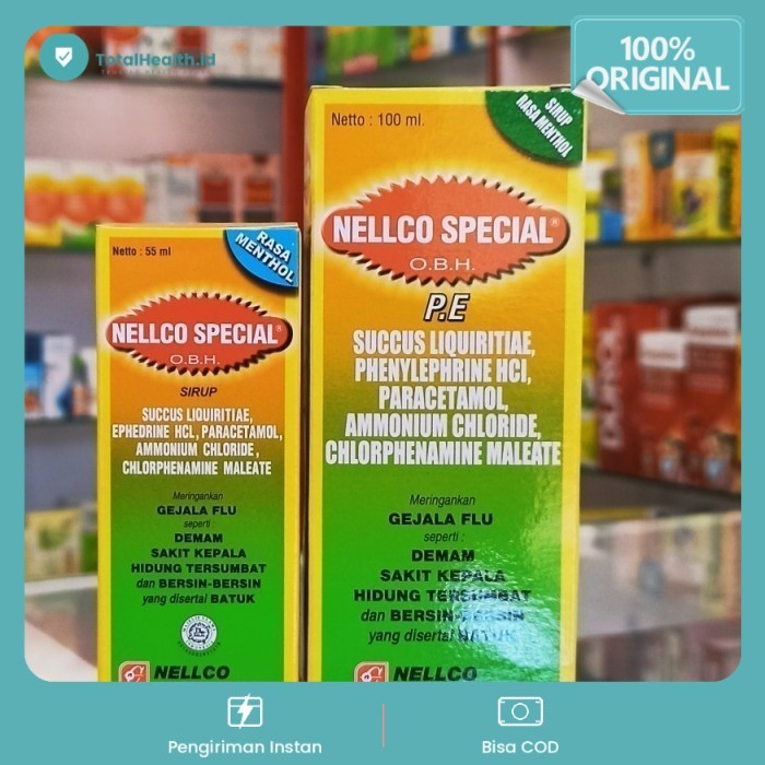 Nellco Special Obh / Obat Batuk Dan Pilek / OBH Nelco