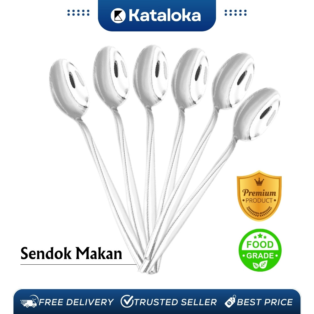 KATALOKA Sendok / Sendok Makan Stainless Tebal  Premium /  Premium Sendok  Makan  / Premium Spoon