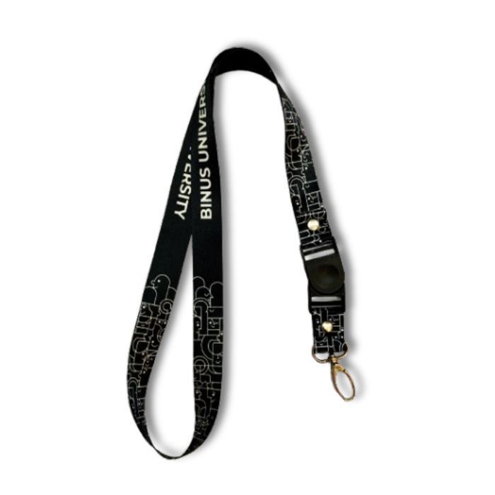 Big Sale Beehive Binus - BINUS Lanyard Design - ID Card - Hitam