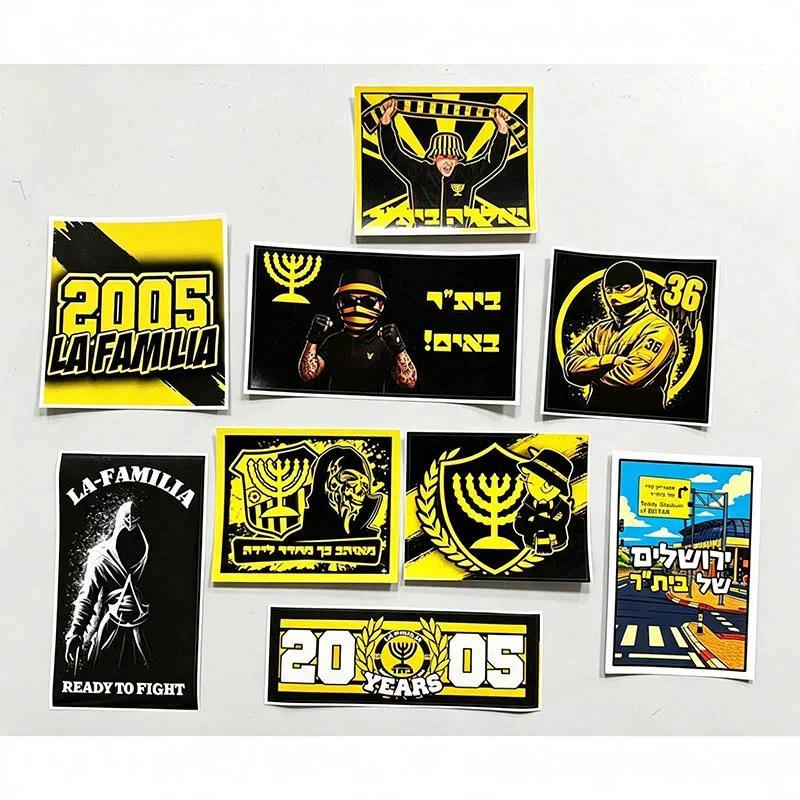 9 types La Familia Beitar 1936 Teddy Stadium Jerusalem Decoration Stikers for Bag Cup Wall Fridge BY